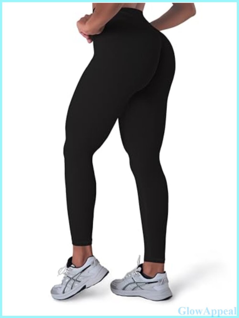 V-Line Hidden Butt Lifting Leggings No Front Seam High Waist Yoga Pants